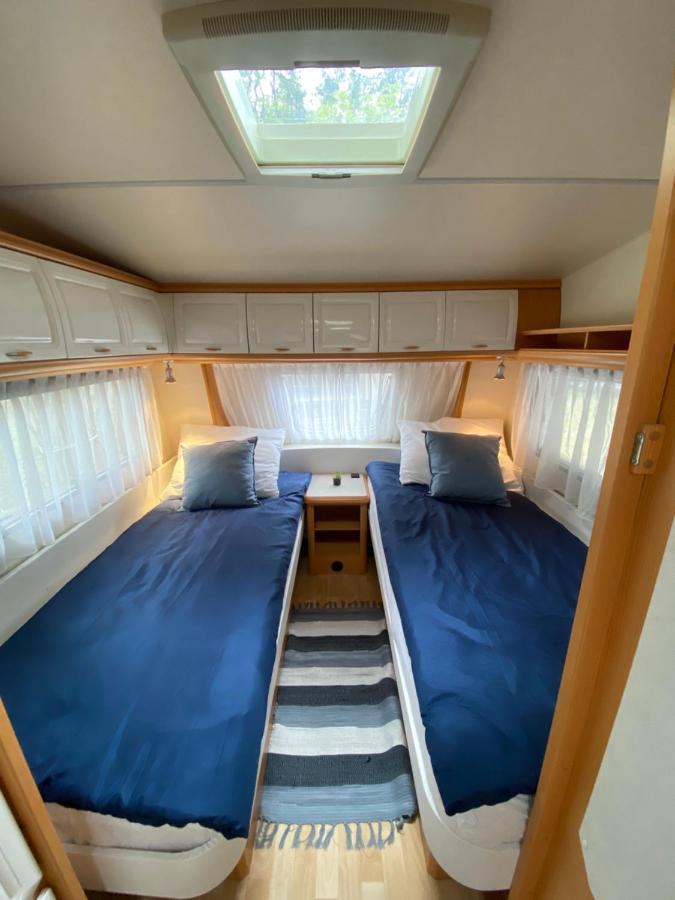 Przyczepa Abordaz Na Campingu Kormoran Hotell Hel Eksteriør bilde